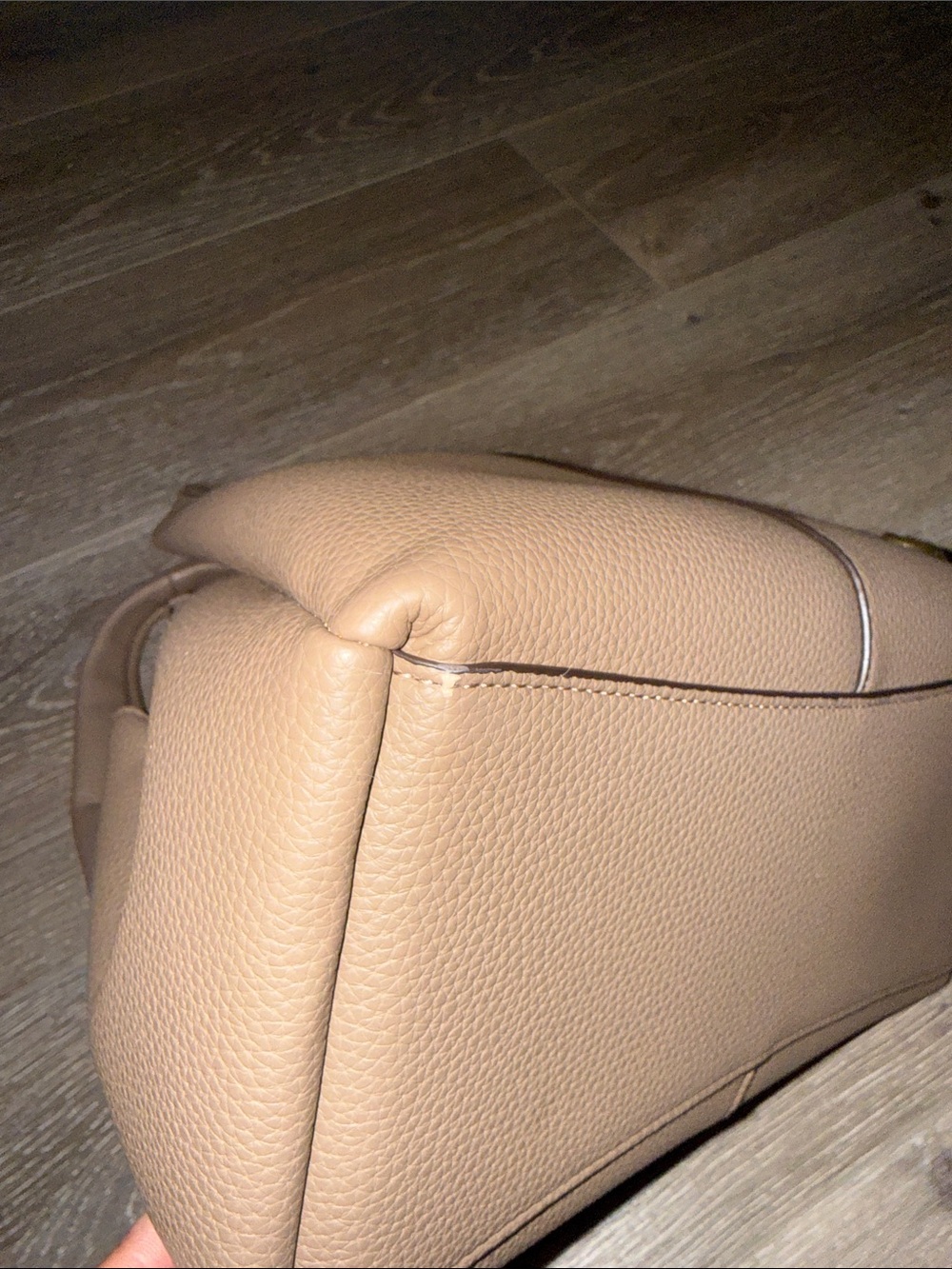 Coach Taupe Leather Shoulder Bag - Picture 14 of 14